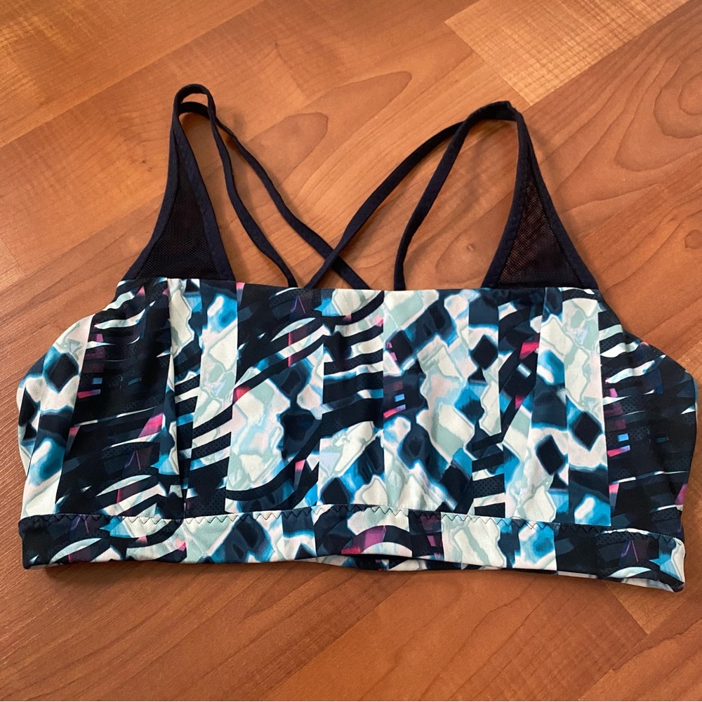 Colorful Patterned Sports Bra
